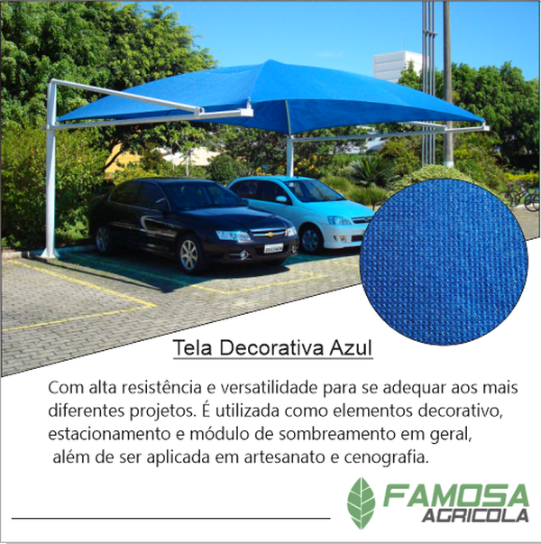 Tela Decorativa Azul