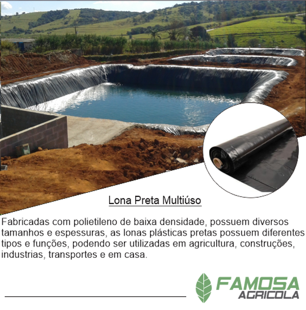 Lona Preta 15K RF 50 Maxilona 4x100