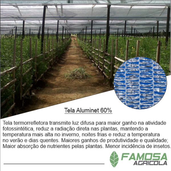 Tela Aluminet 60%