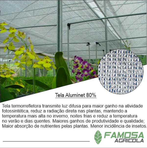 Tela Aluminet 80%