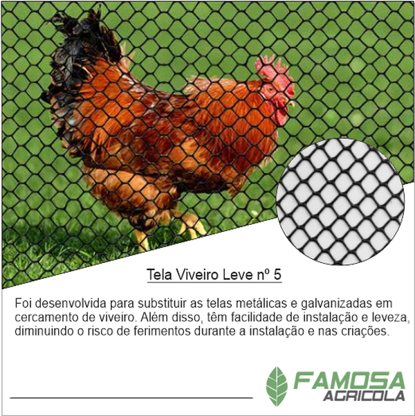 Tela Viveiro Leve nº 5