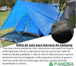 Rafia de solo para chão de barracas