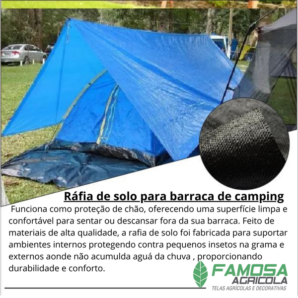 Rafia de solo para chão de barracas