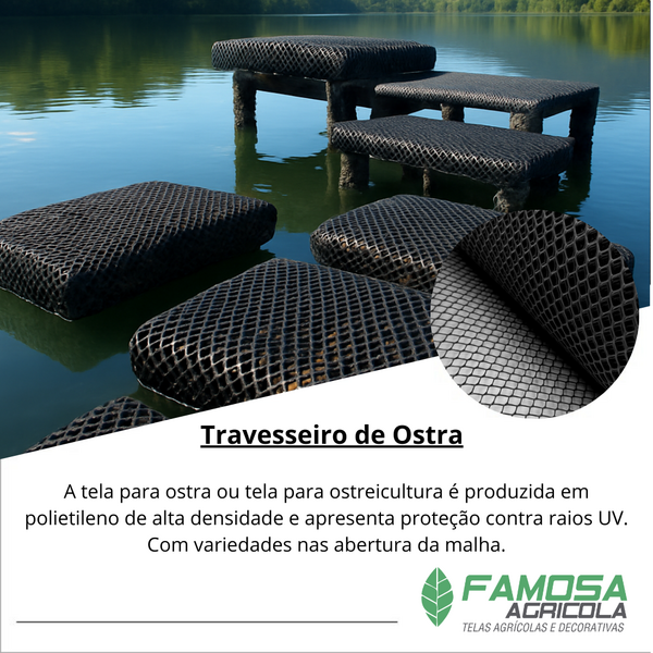 Travesseiro de Ostras 1,00x0,50- 4MM