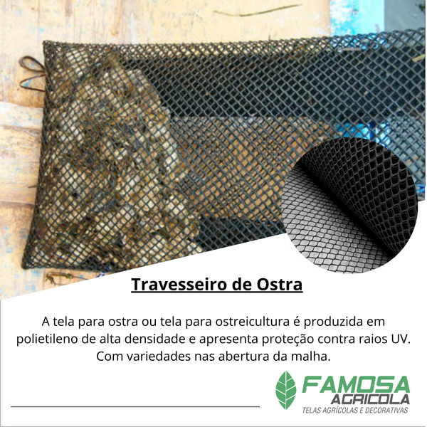 Travesseiro de Ostras 1,00x0,50- 4MM