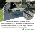  Rafia de solo para barraca de camping carijó ( cinza)